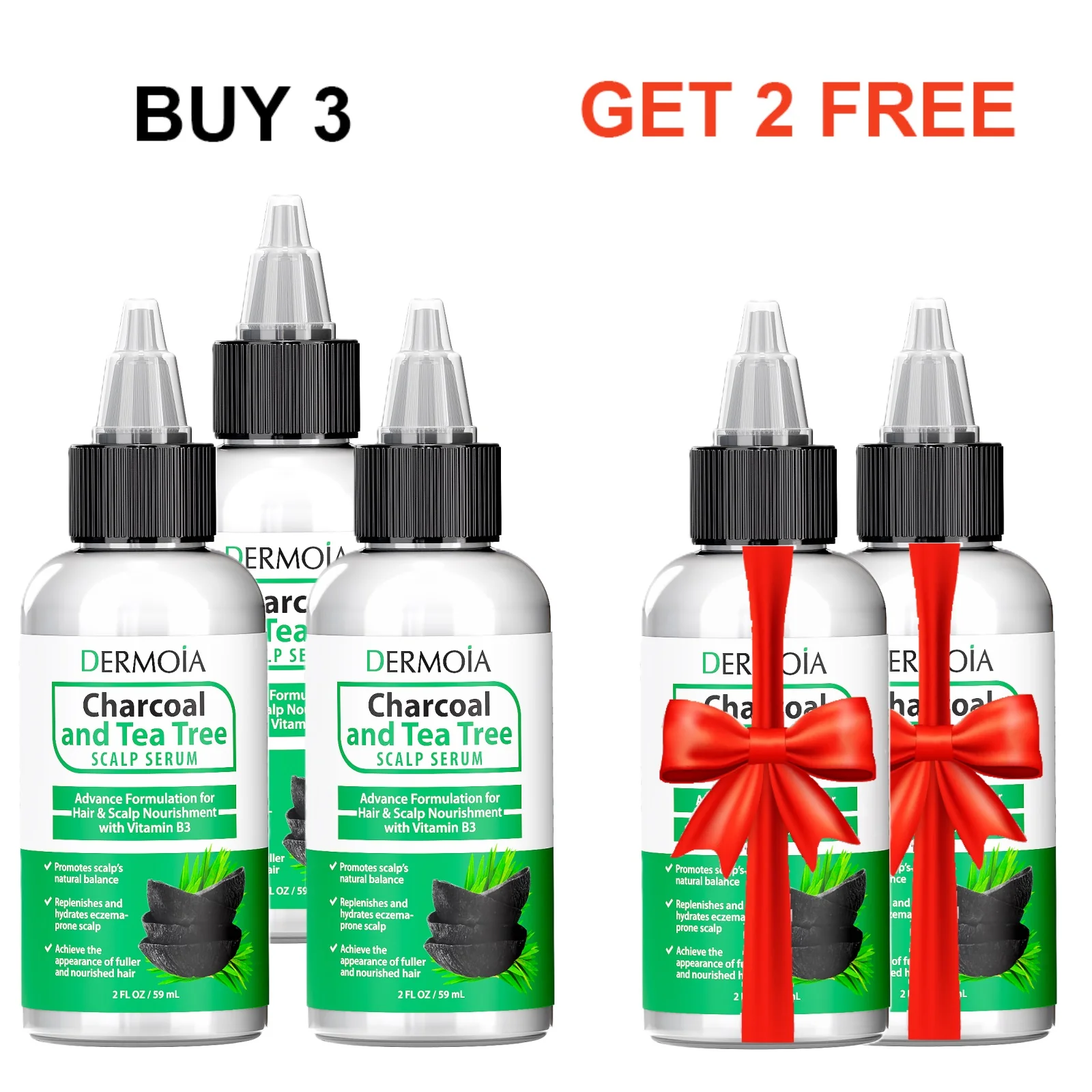 Charcoal + Tea Tree Scalp Serum - Image 3